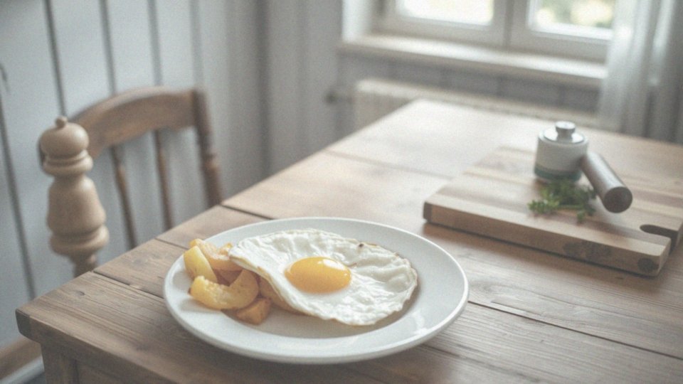 Dlaczego smażone ziemniaki z jajkiem sadzonym są dobrą opcją na obiad?