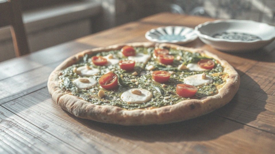 Jakie składniki ma pizza al pesto?