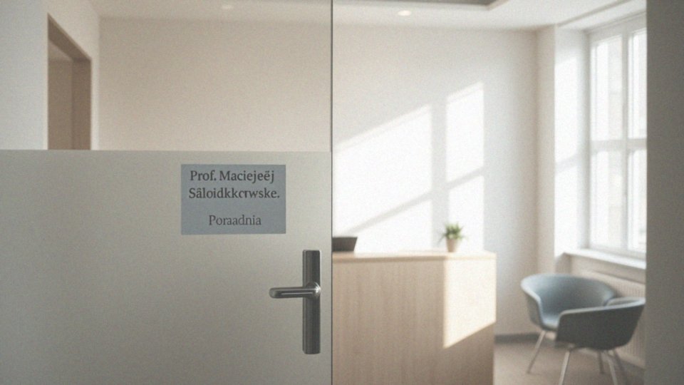 Jakie są godziny przyjęć profesora?