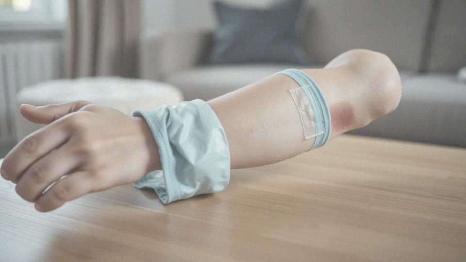 Jakie działania łagodzą ból i obrzęk guza?