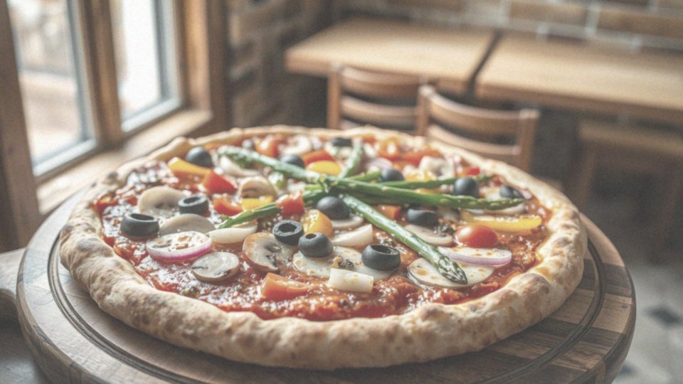 Co znajduje się na pizzy Vegetariana?